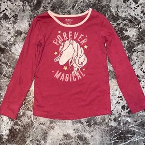 Size XS 6 girls long sleeve shirt